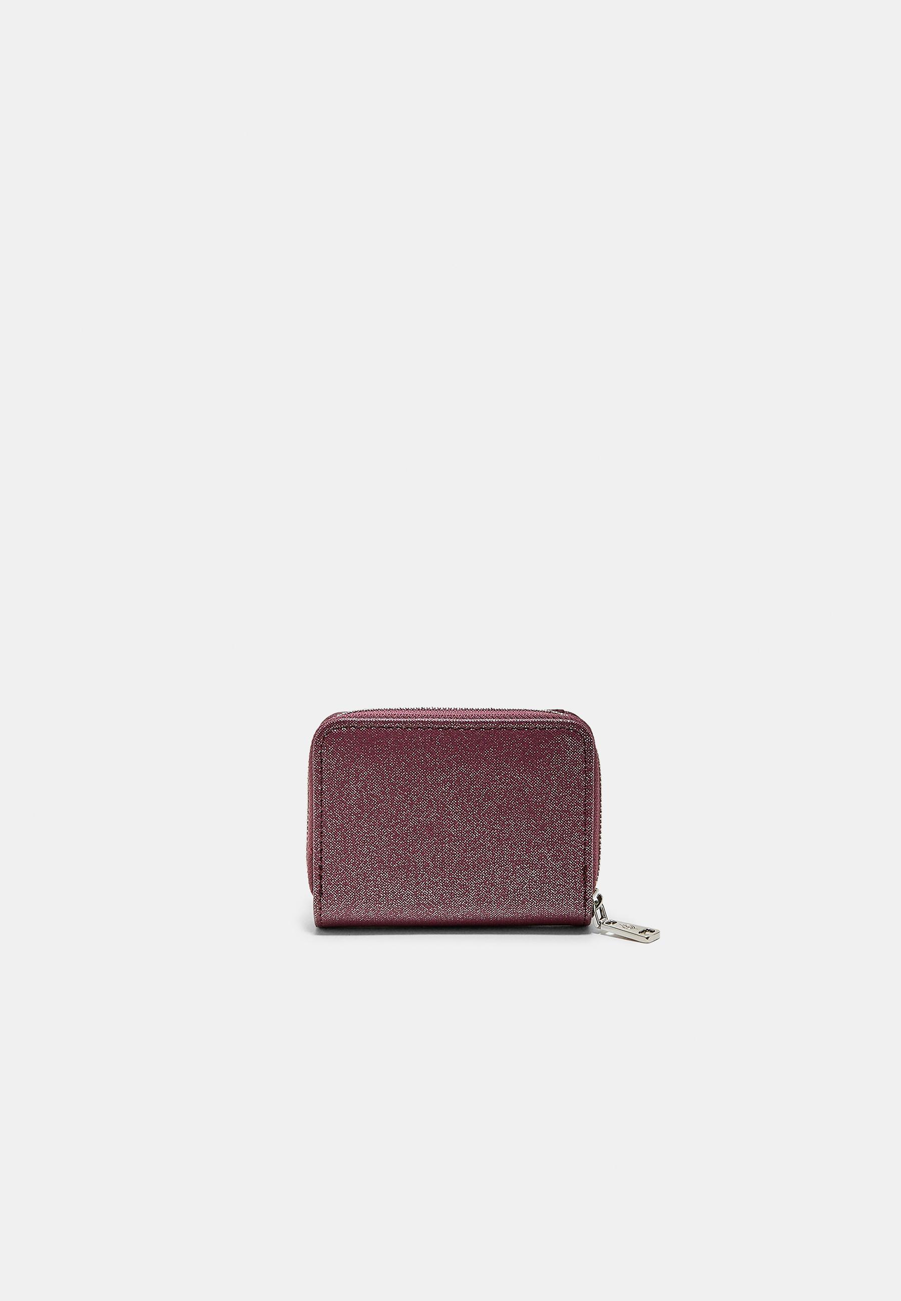 Shimmery rectangular purse — Burgundy