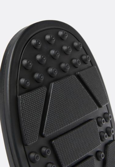 Flat thong mesh sandals — BLACK  6