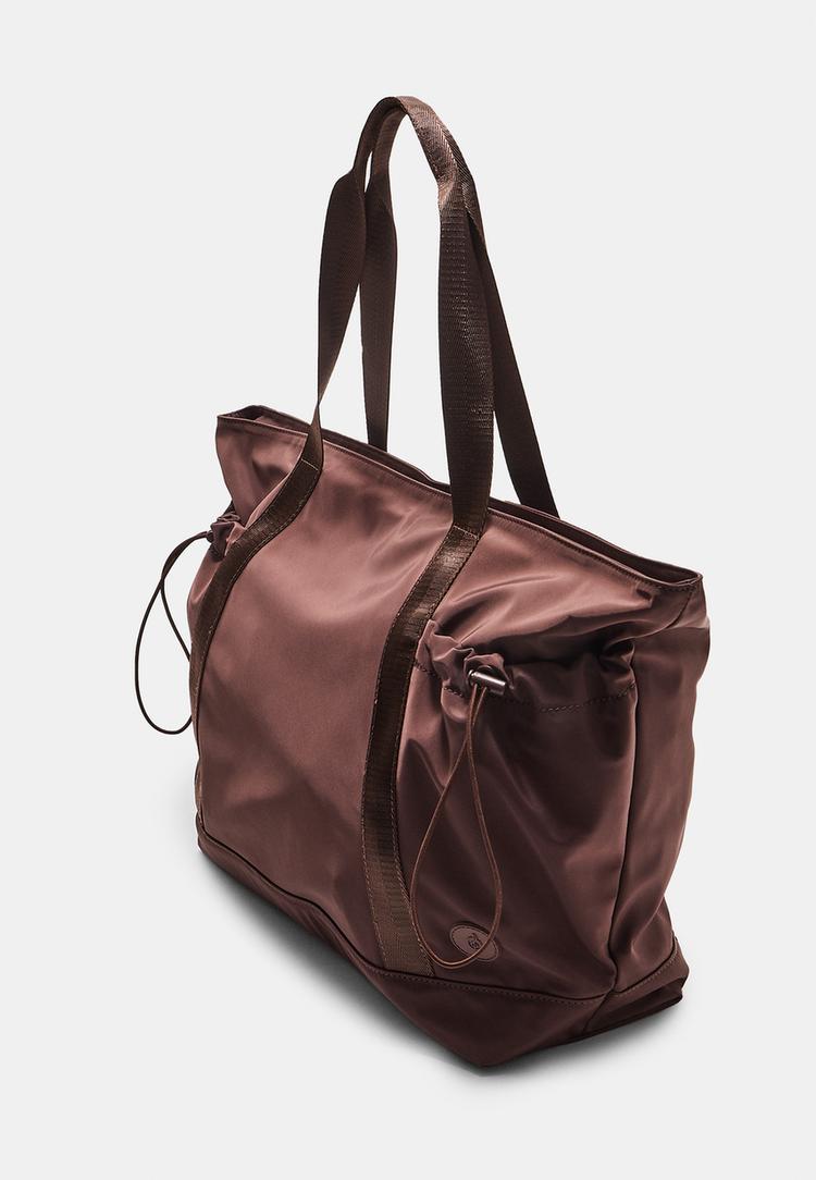 bolso shopper tejido