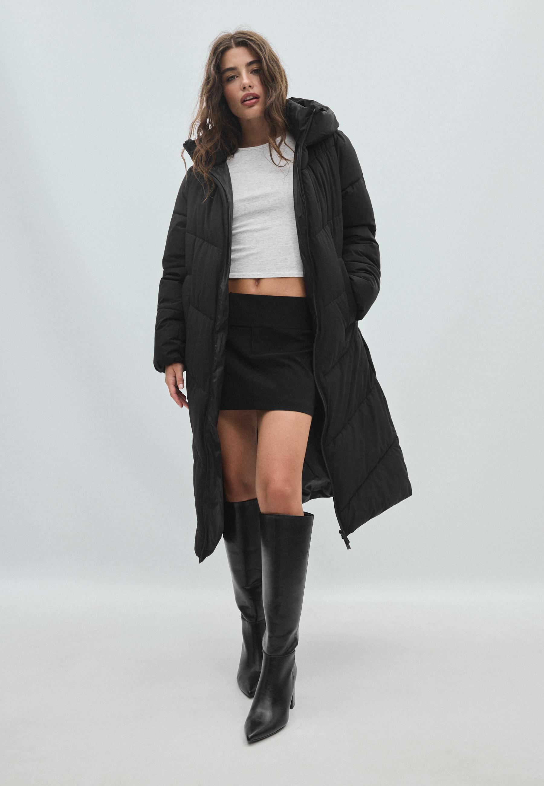 Basic down jacket — Black