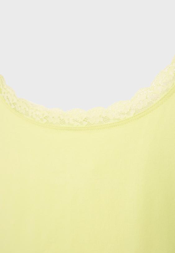 Dantel detaylı askılı bluz - Görsel 17