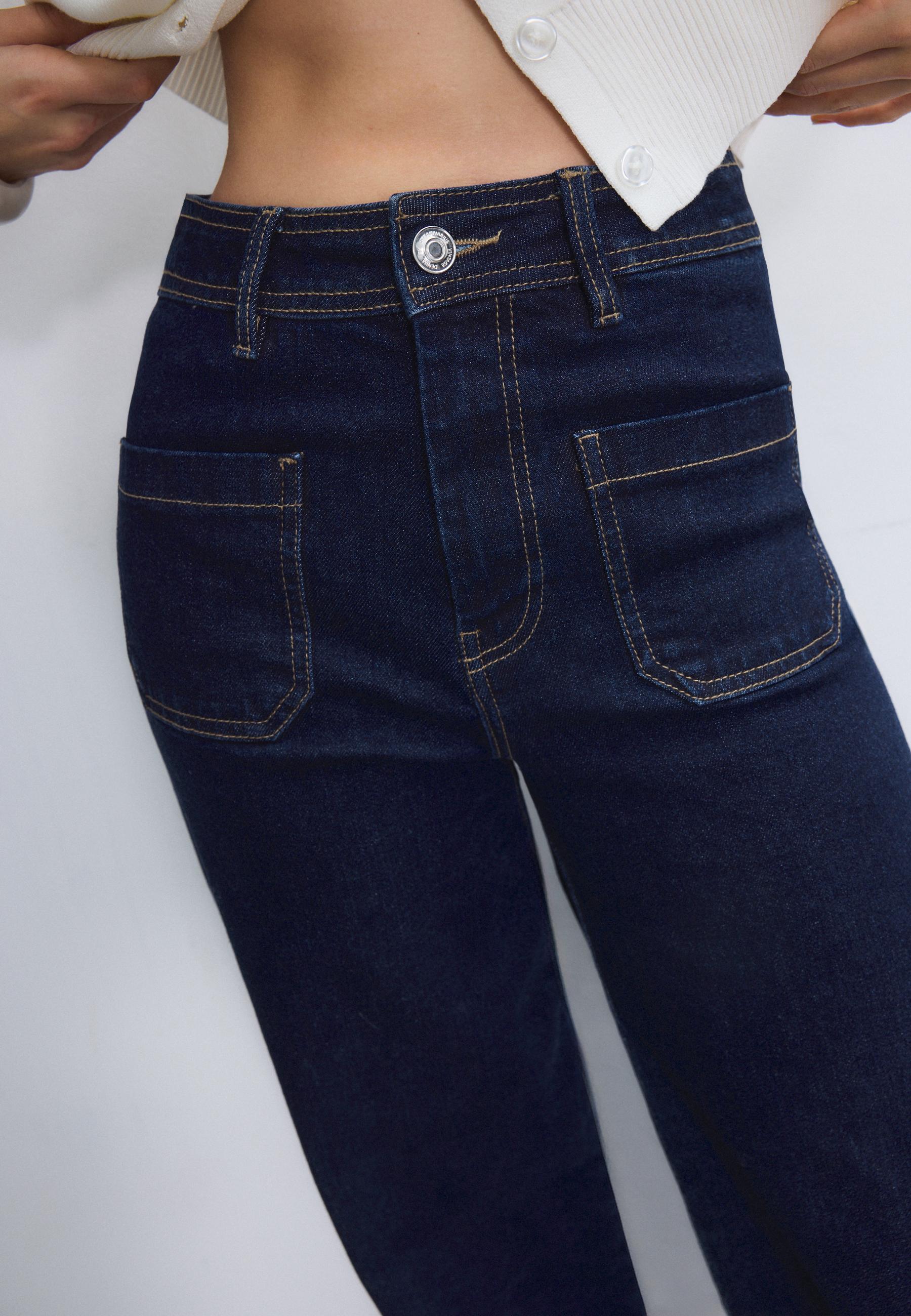 Cepli straight fit jean - Görsel 6