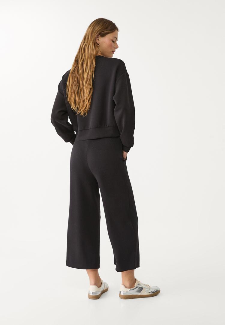 pantalon culotte fluido tacto suave