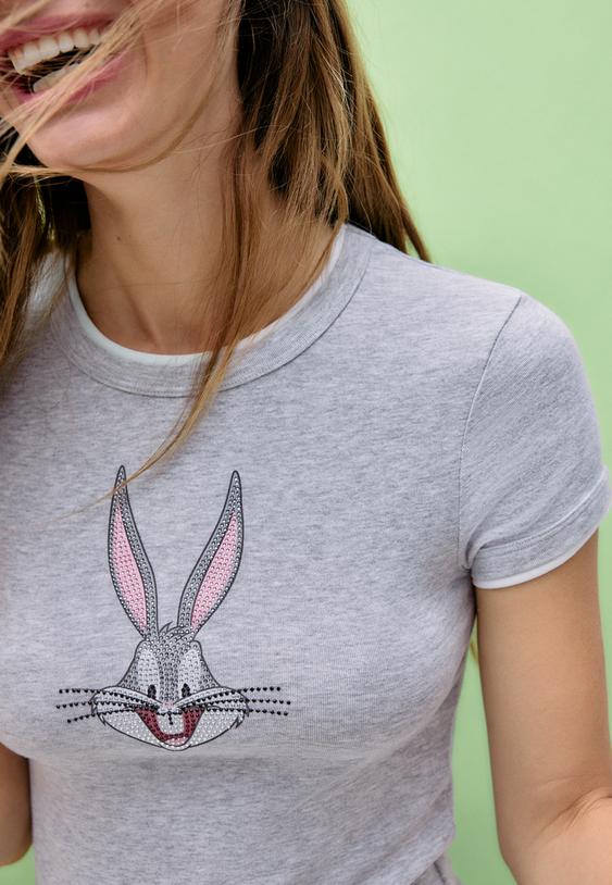 t shirt a manches courtes bugs bunny