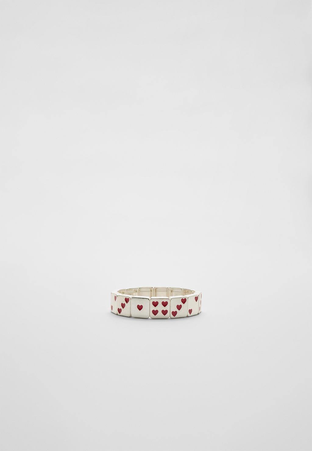 Dice and hearts bracelet