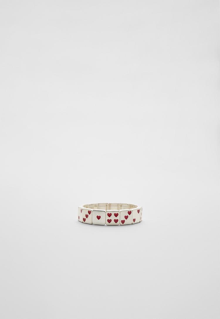 pulsera dados corazones