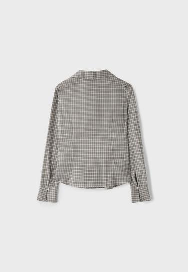 Basic fitted shirt — Brown 8