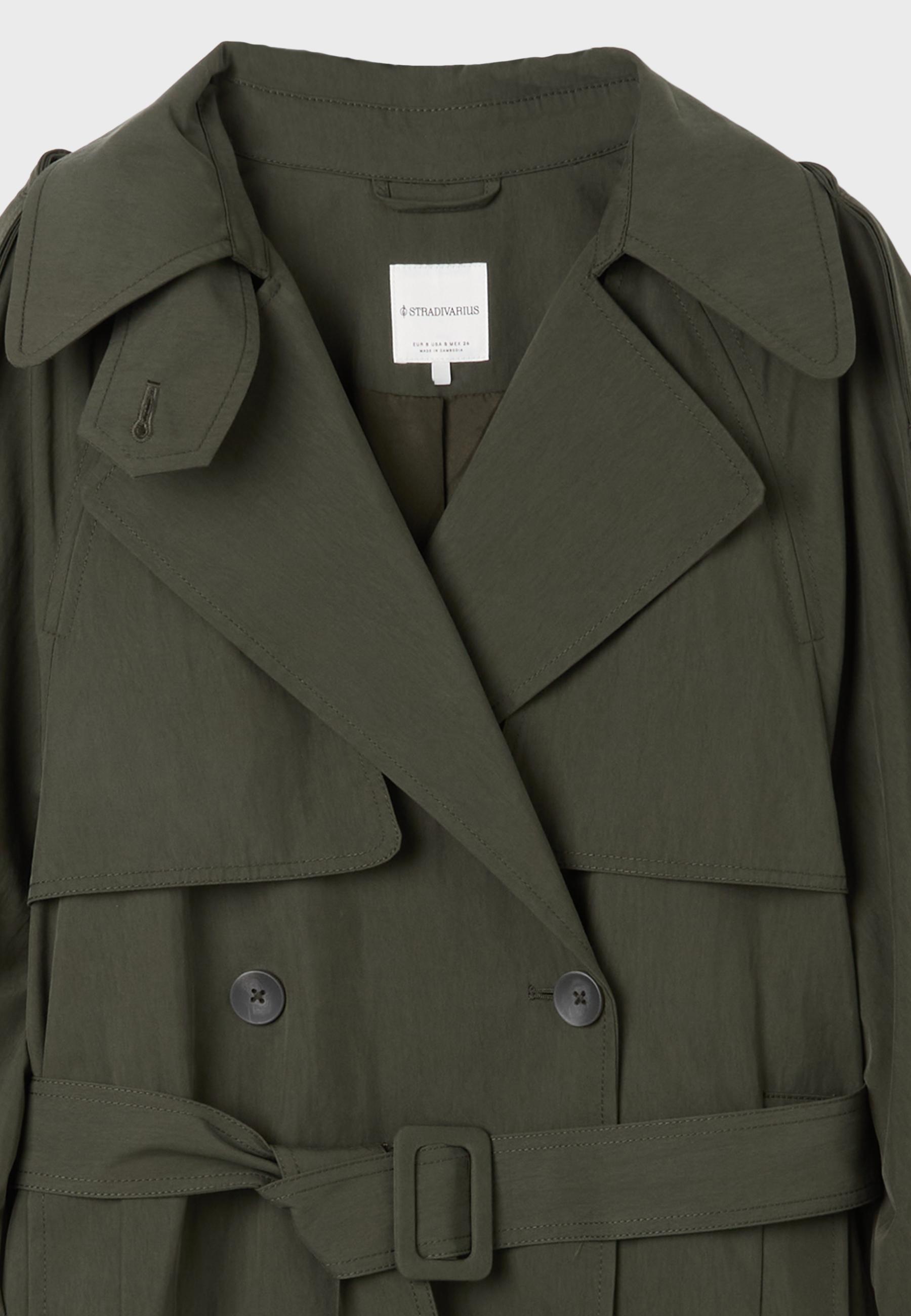 Oversize trench coat — Khaki
