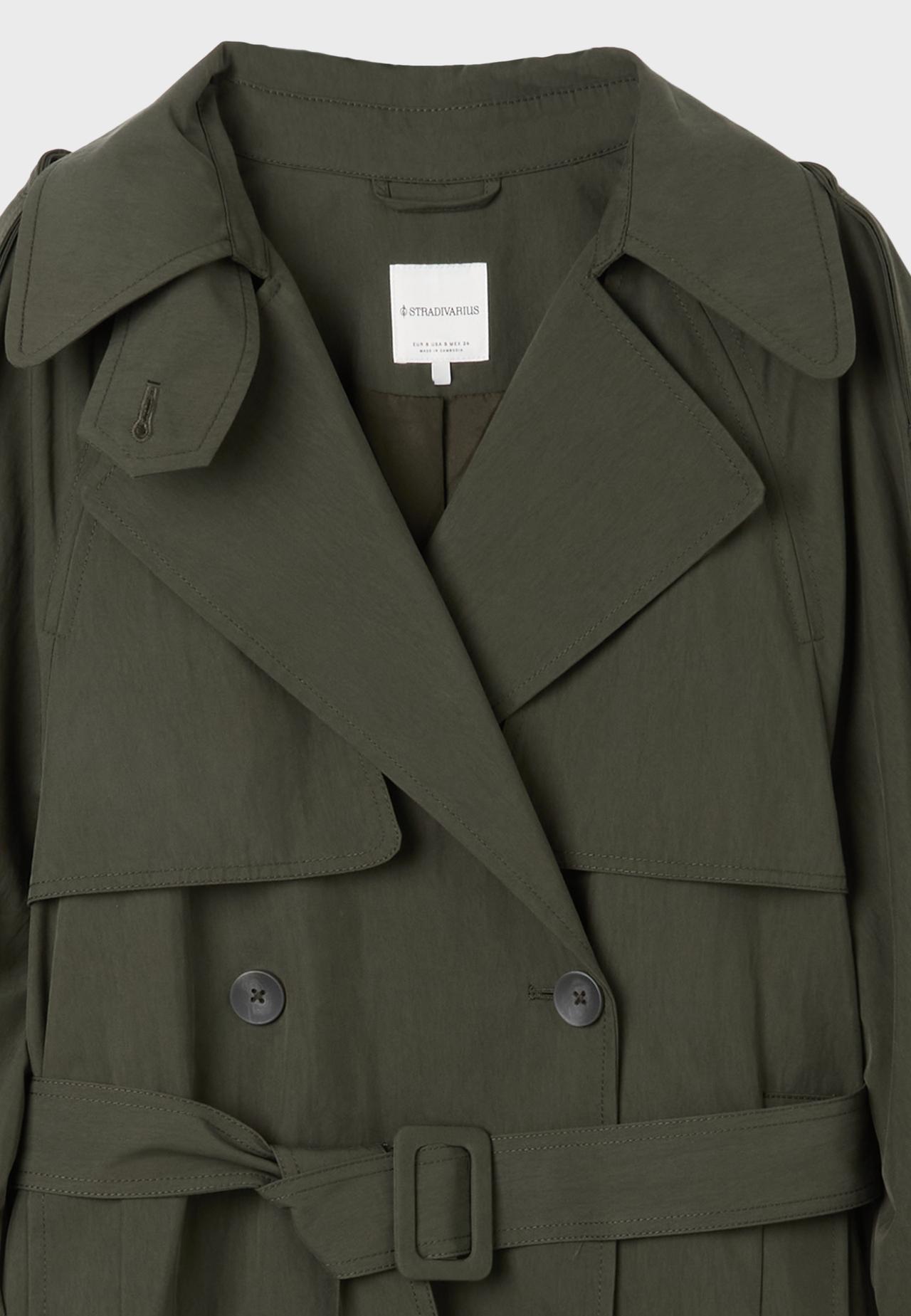 Oversize trench coat — Khaki