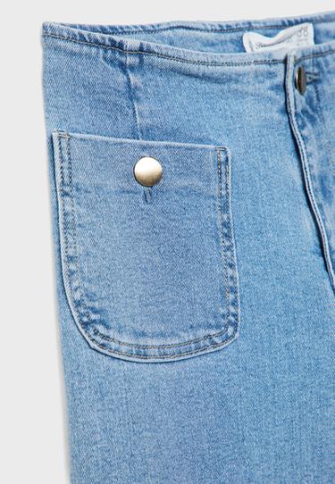 D77 Minimalist jeans with pockets — MEDIUM LIGHT BLUE DENIM 9