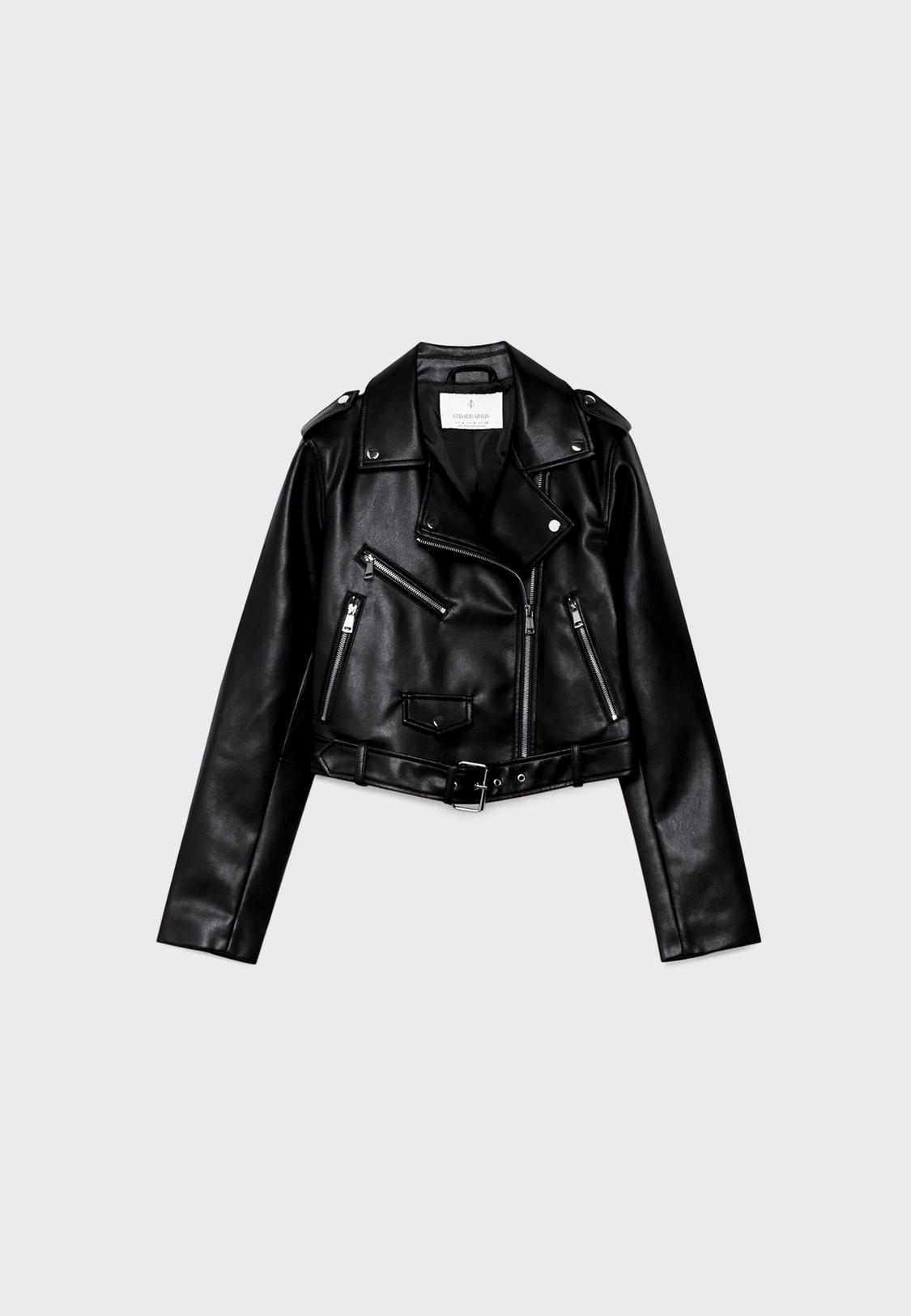 Giacca Biker Imbottito Zara Piumino Lungo Piumino Ecopelle Zara
