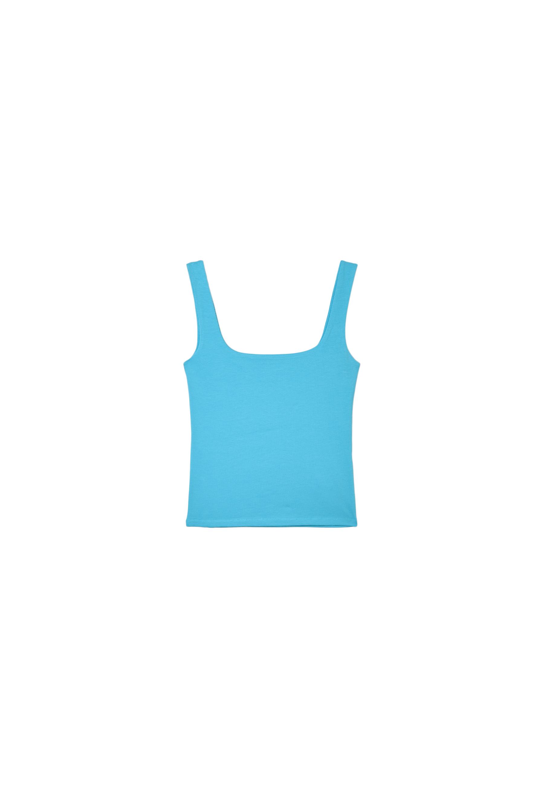 Wide strap top — Turquoise