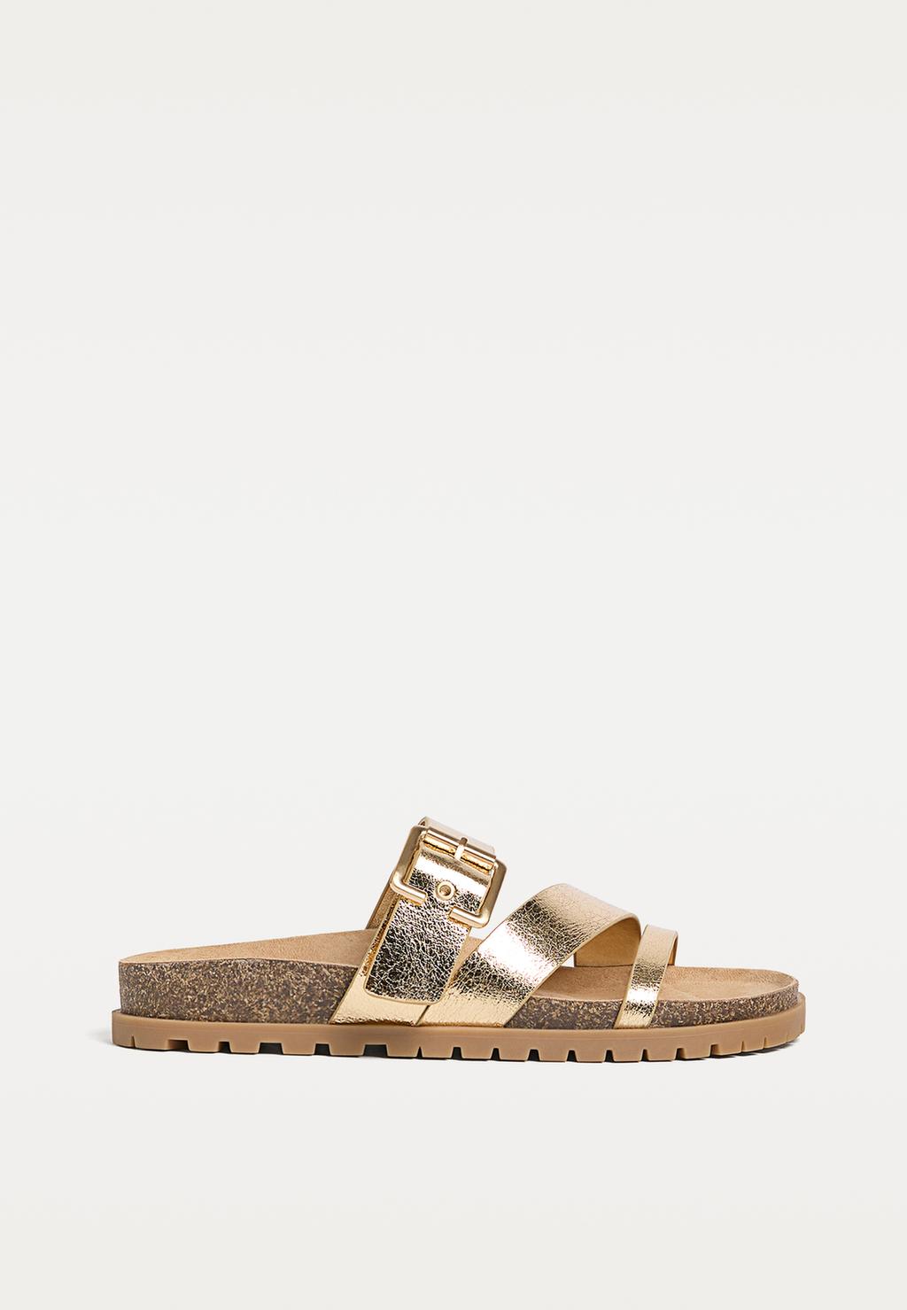 Sandali flatte con cinturini