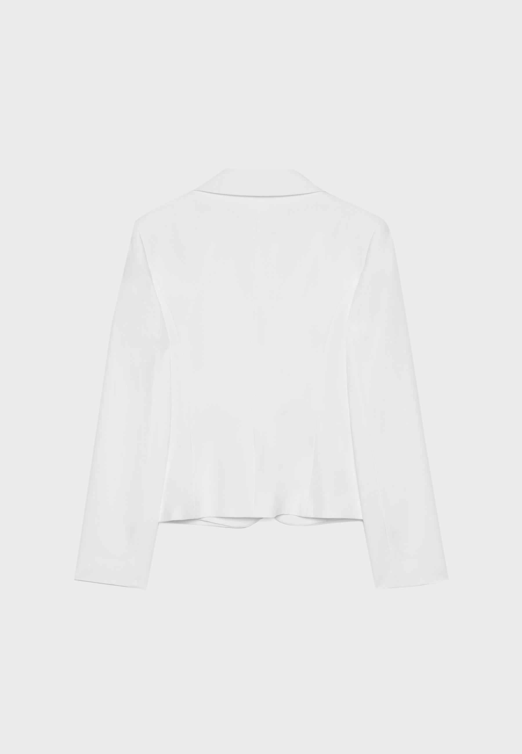 Short blazer — White