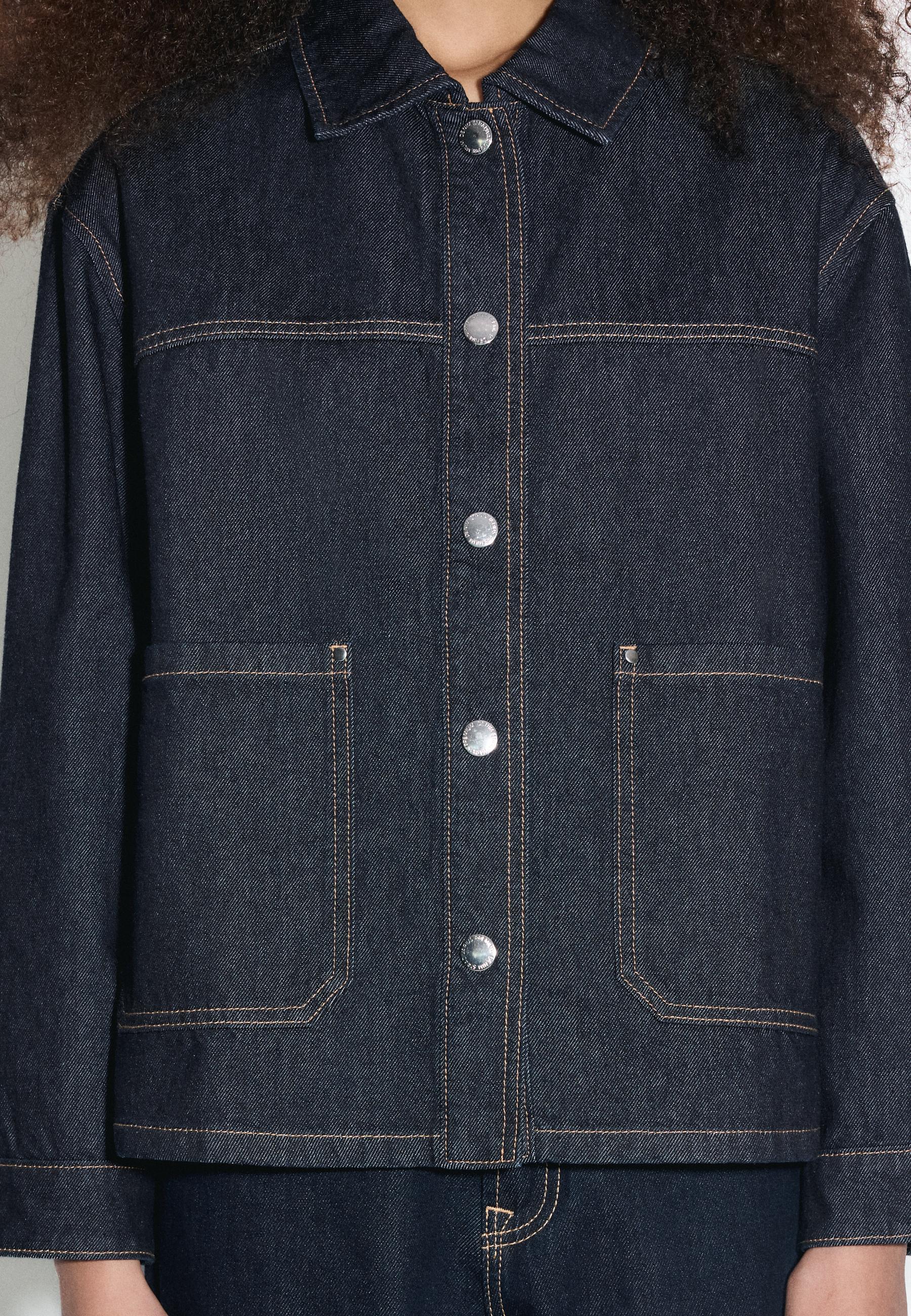 Denim jacket with pockets — RINSE BLUE DENIM