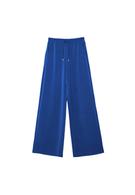 Yumuşak dokulu palazzo jogger pantolon - Görsel 24