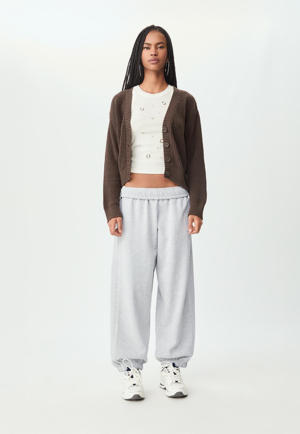 Jogginghose mit Paspel