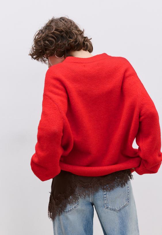 pull en maille au toucher doux