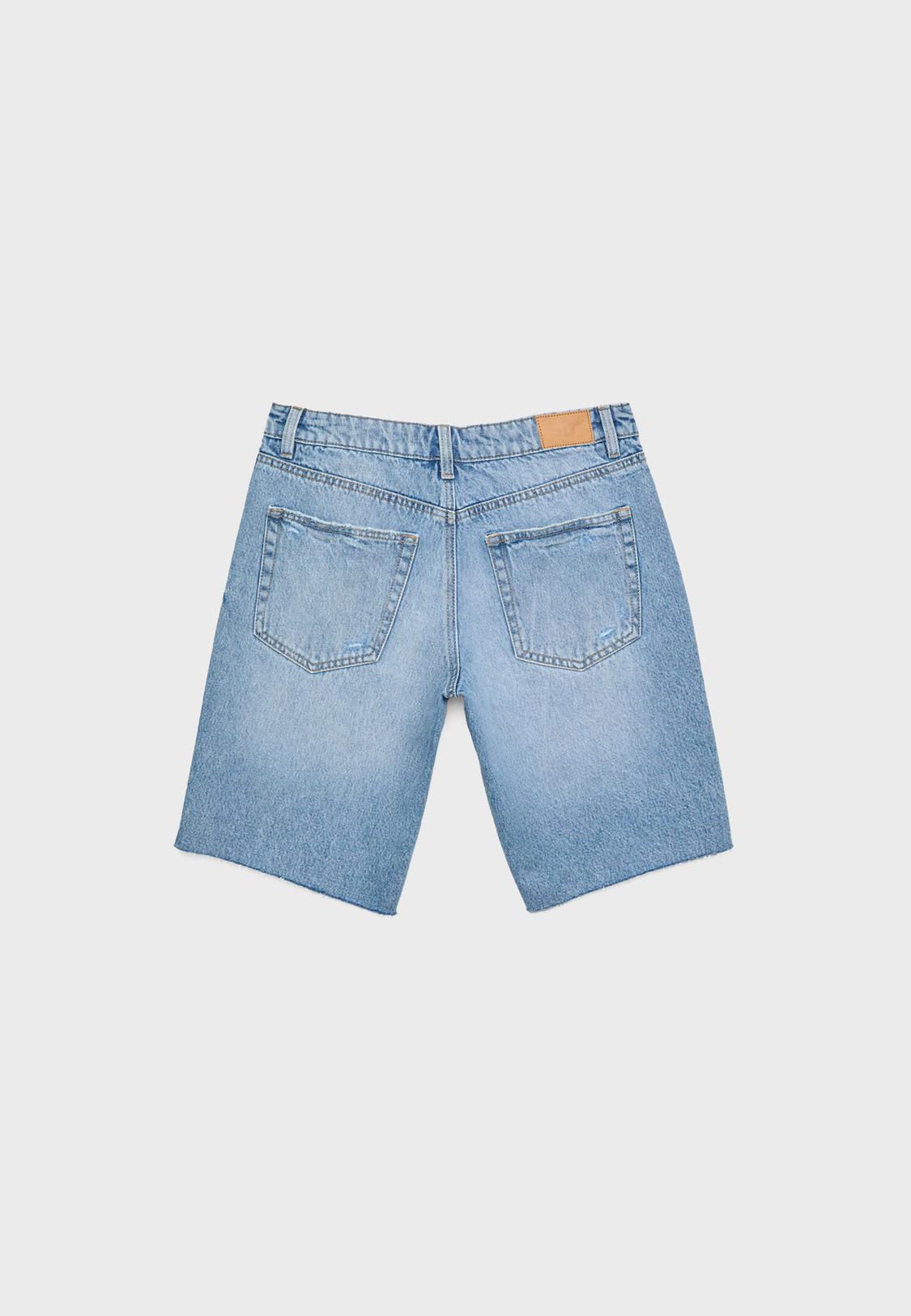 Bermuda Shorts Light Denim Shorts Womens Denim Cycling