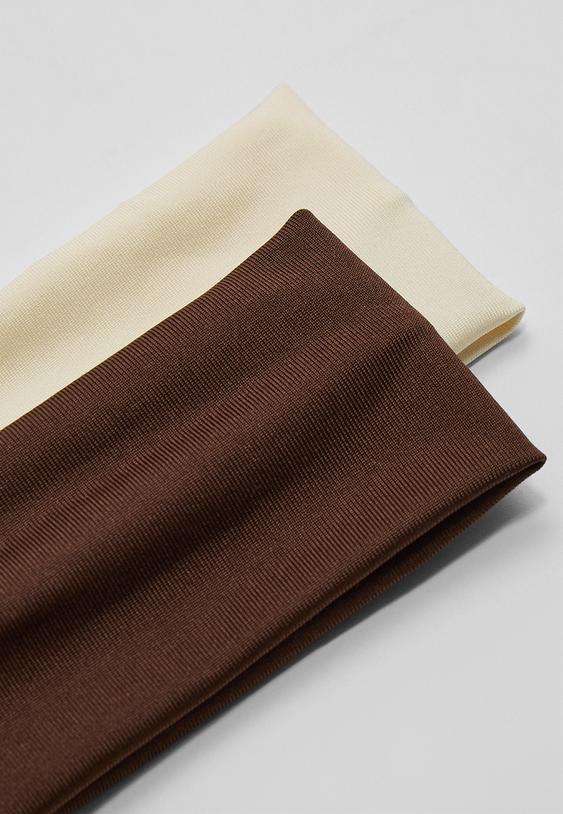 set 2 cintas pelo elasticas