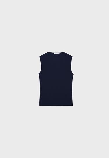 Basic kolsuz tişört - Görsel 7