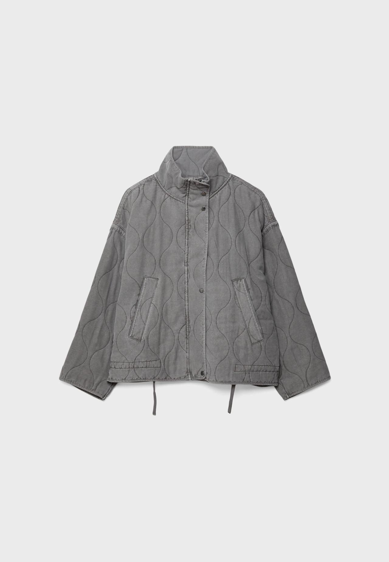 Puffer jacket — Dark grey
