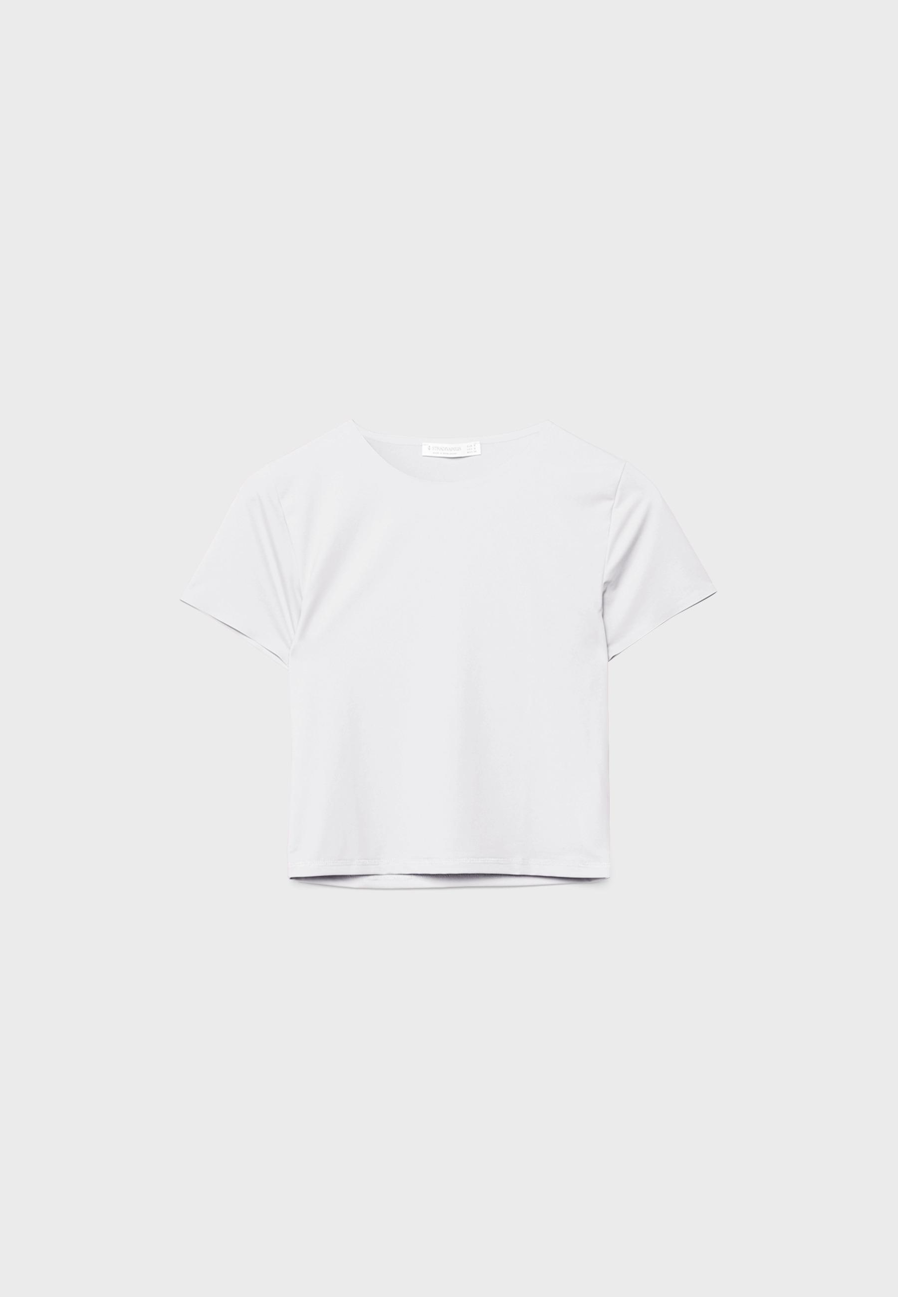 Basic polyamide T-shirt — White