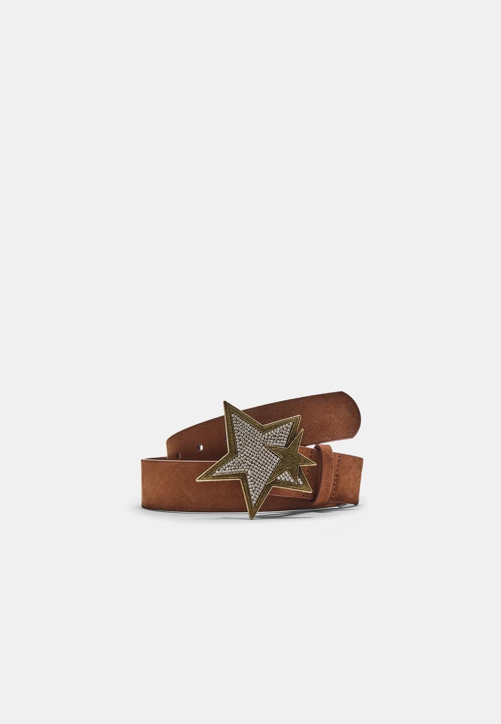 Cinto com fivela de estrela