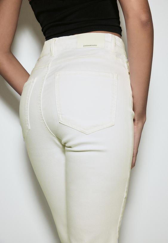 d78 jeans cropped flare