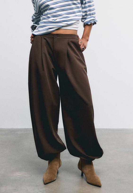 pantalon balloon de vestir