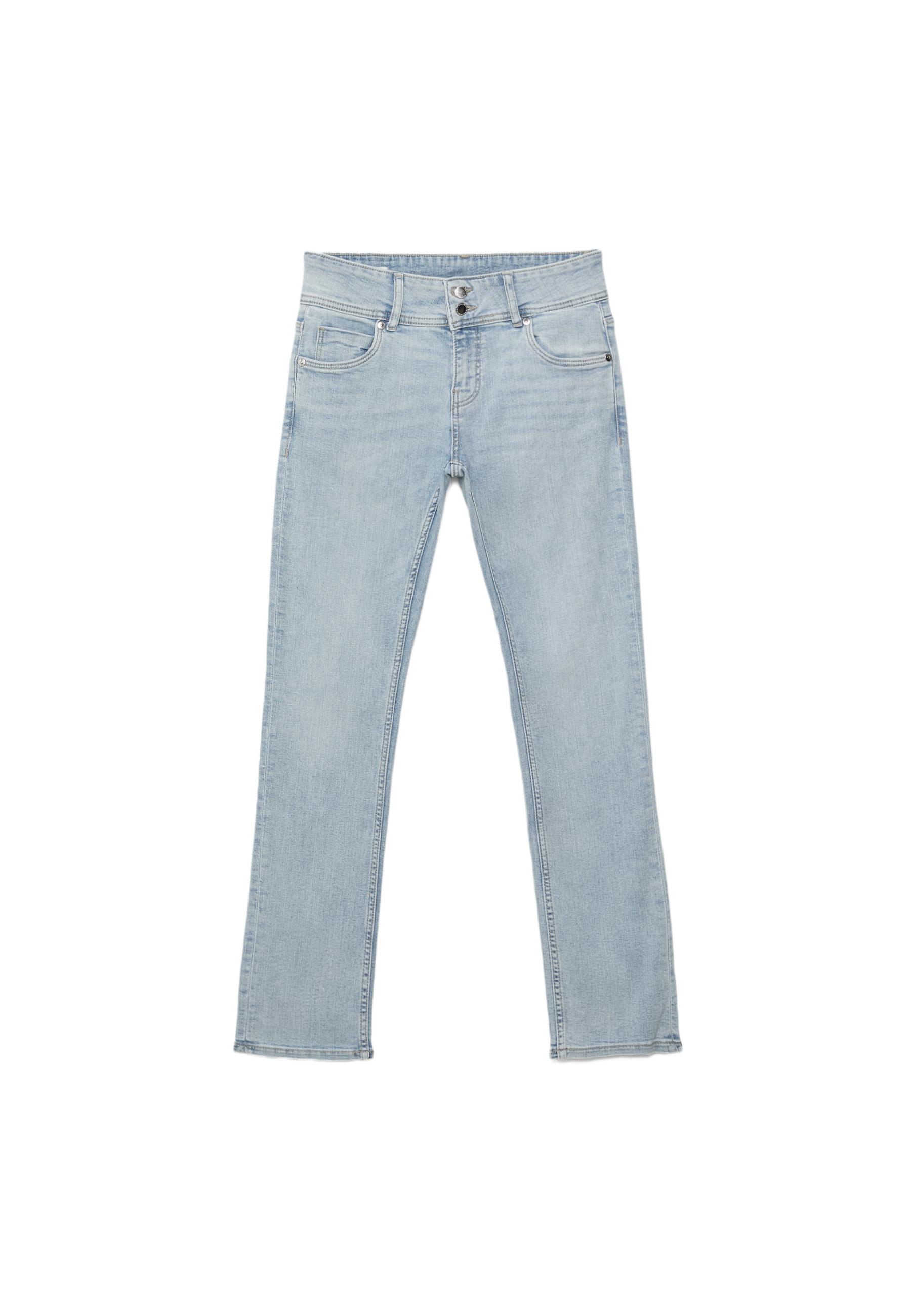 Low-rise slim fit jeans — MEDIUM LIGHT BLUE DENIM