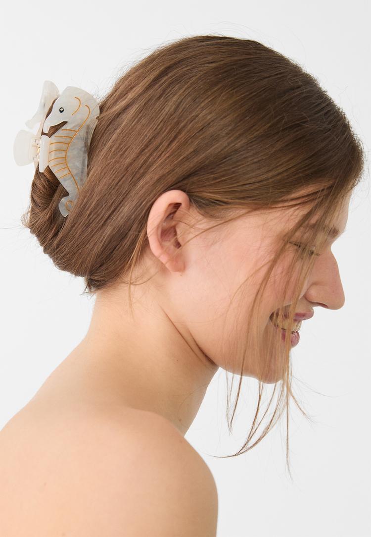 pinza de pelo caballito de mar