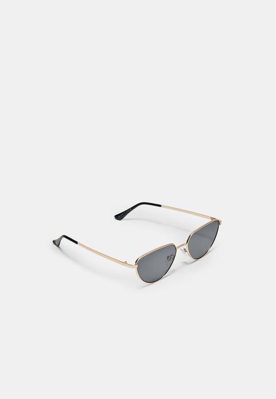 rechte bovenkant metalen zonnebril