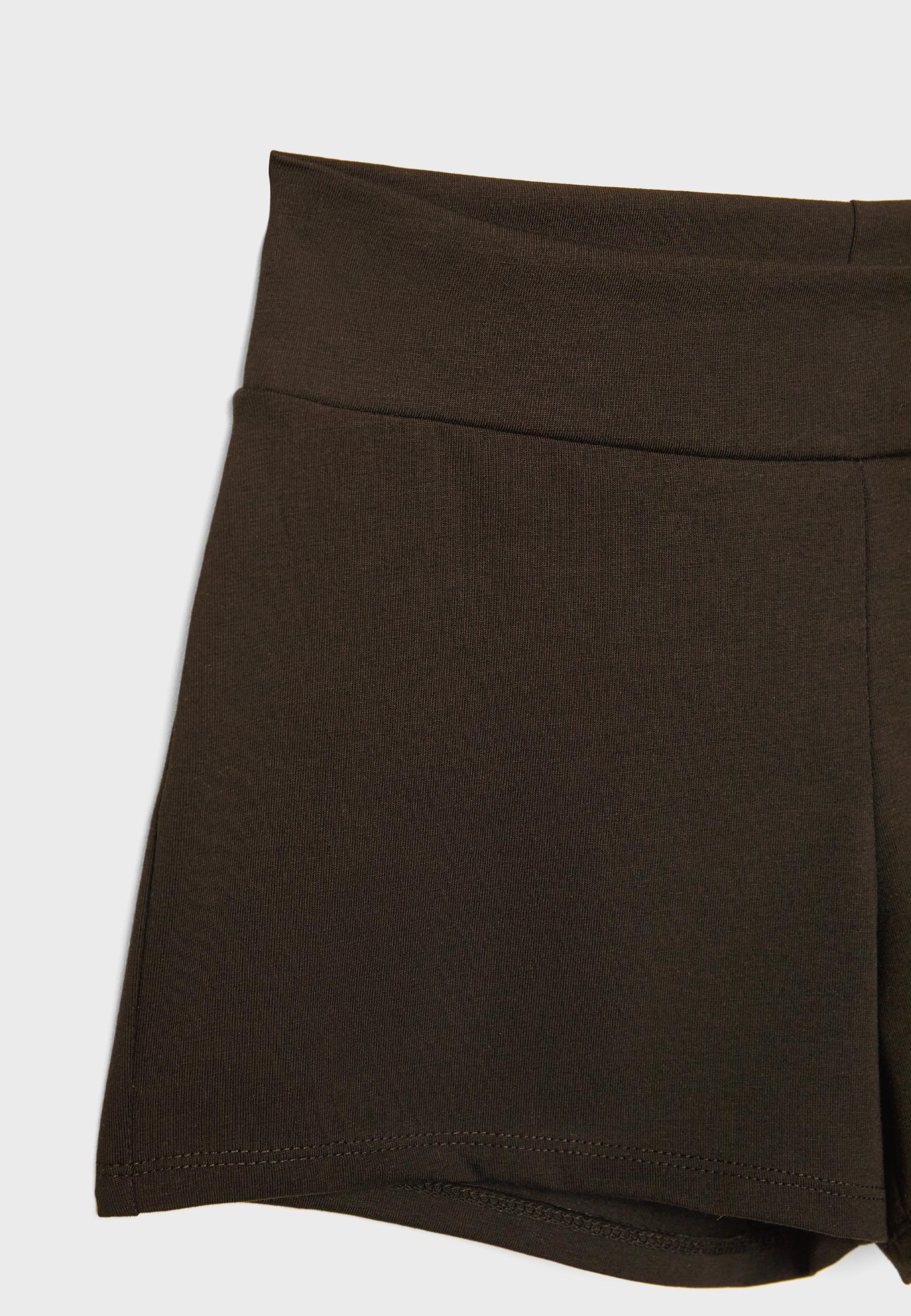 Mini shorts — Brown