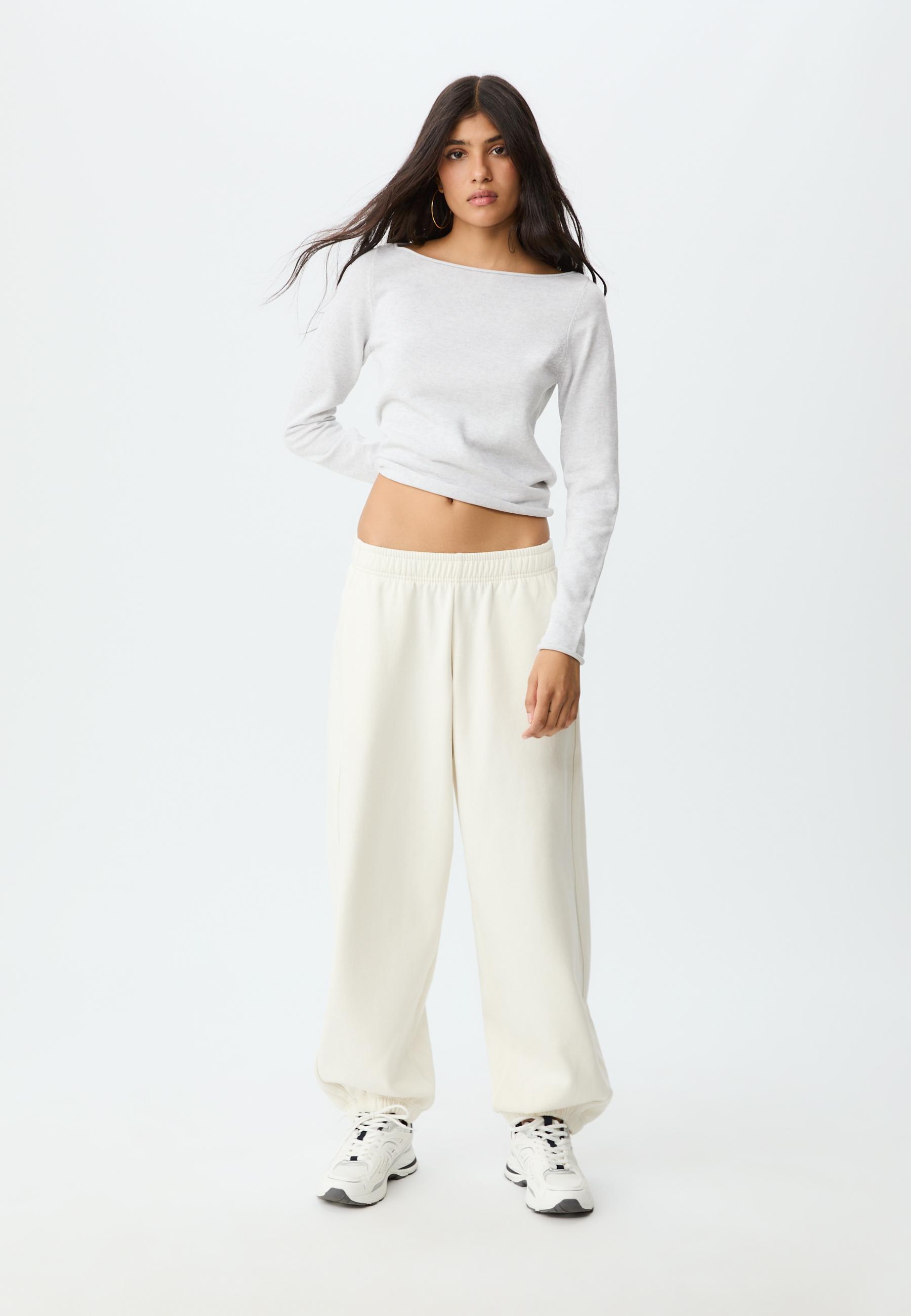 Trainers with detail — WHITE