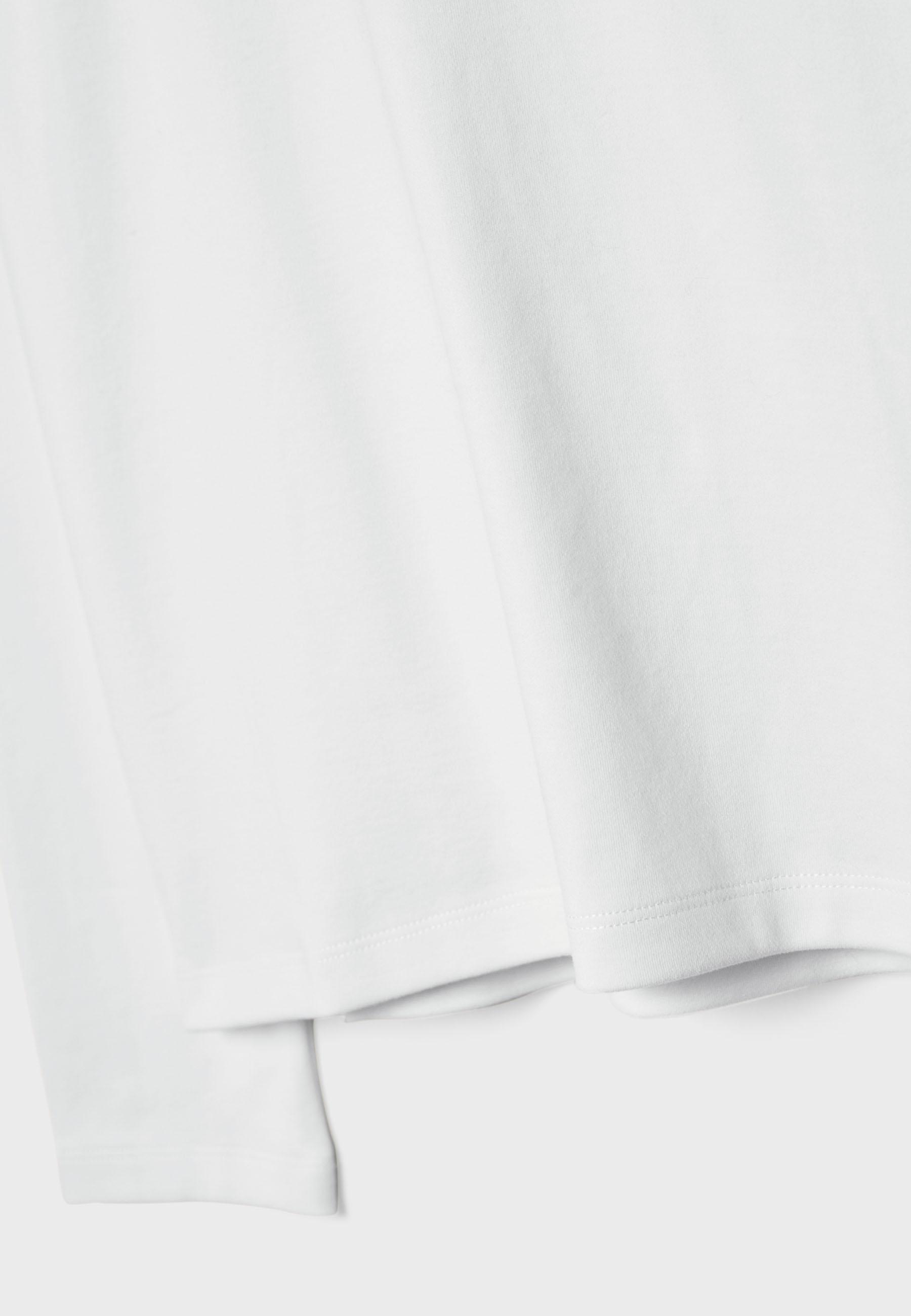 Basic regular fit cotton T-shirt — Ecru
