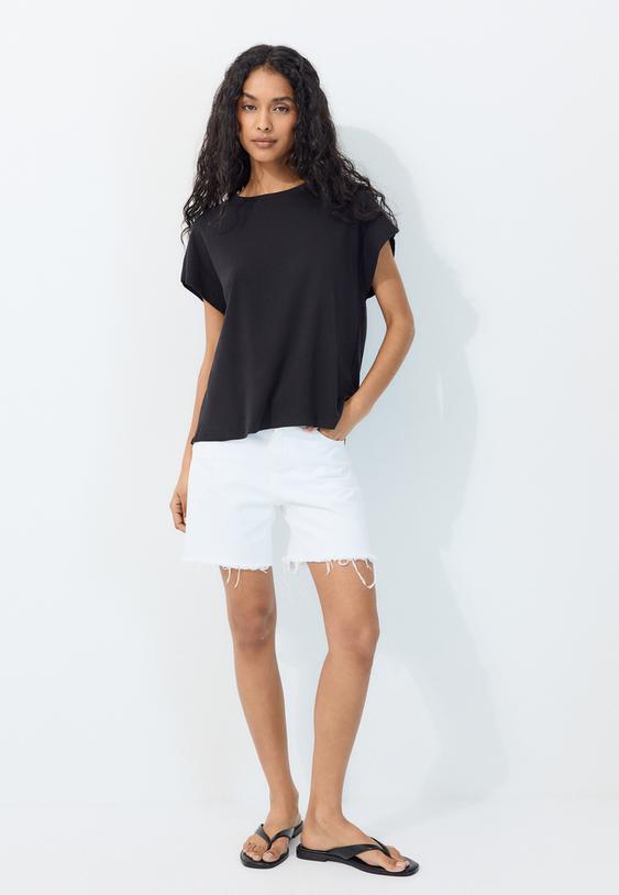 b06 basic droppedshoulder tshirt