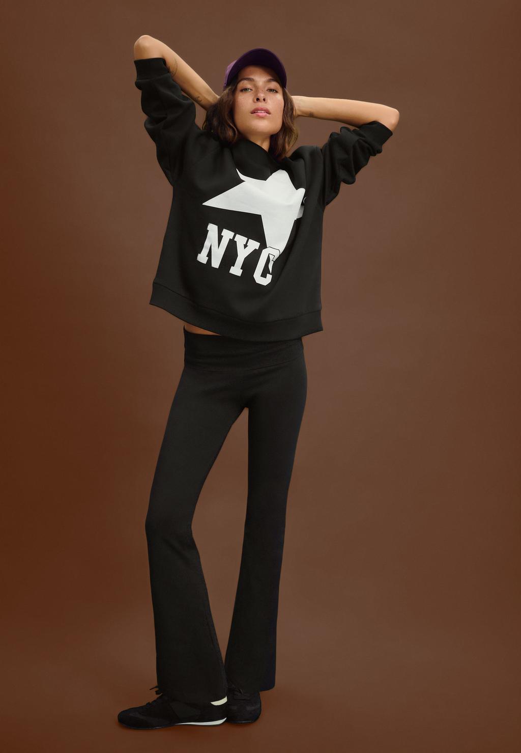 Flared leggings