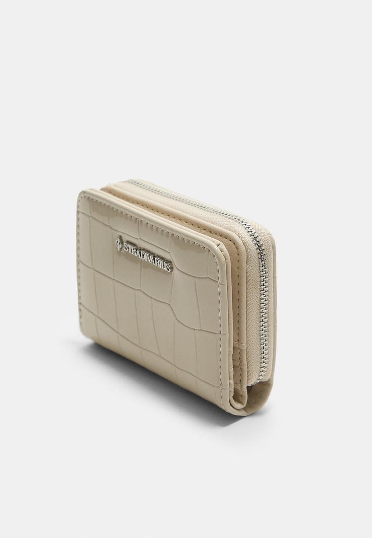 monedero cremallera efecto coco