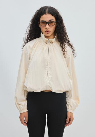 Technical windbreaker — Ecru 1