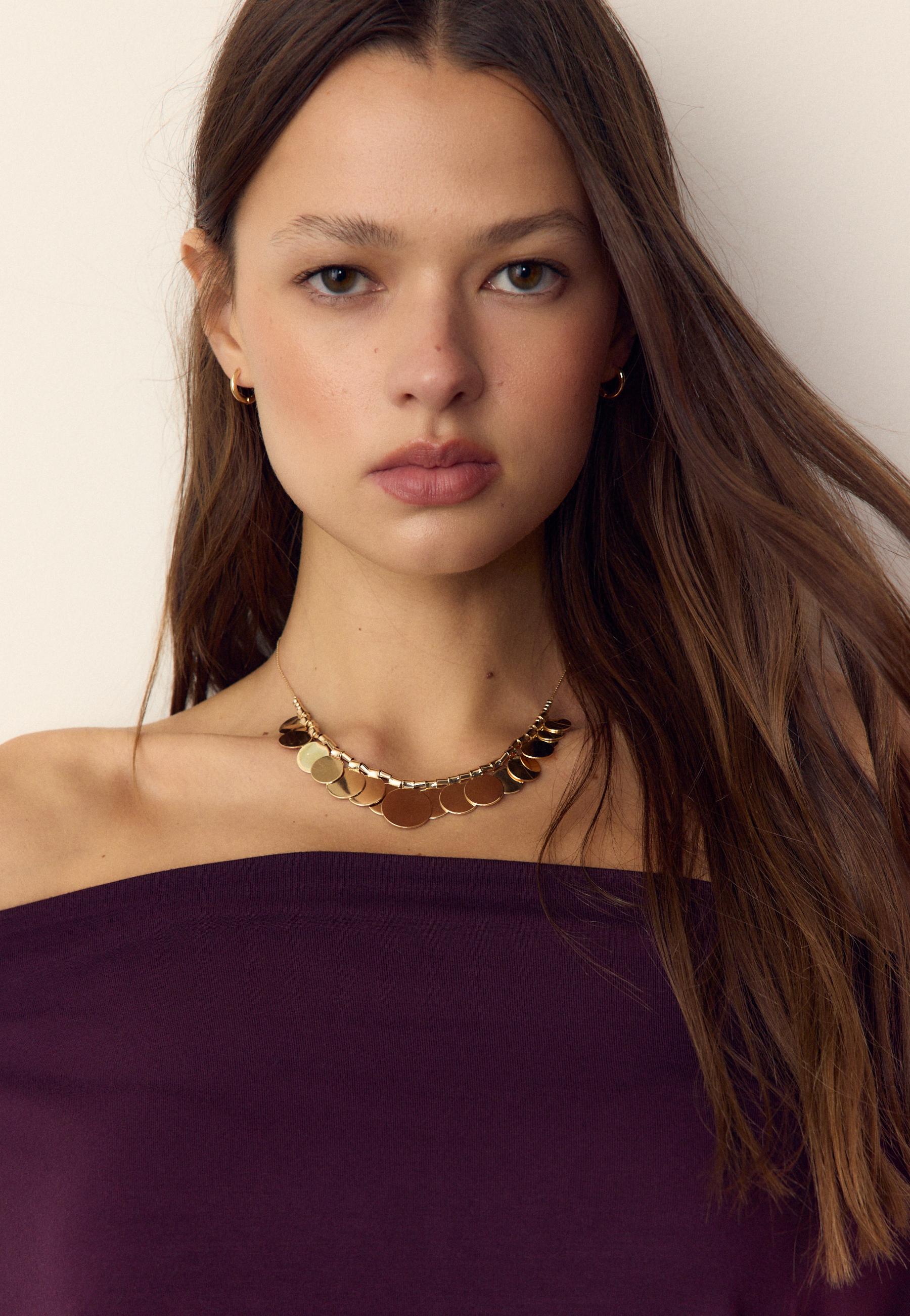 Set of 2 long necklaces — Gold