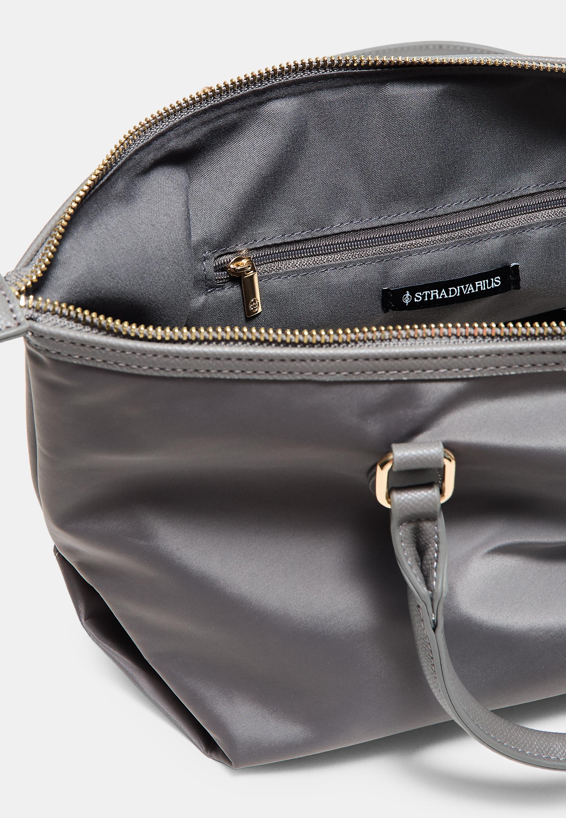 Zipped crossbody bag — Dark grey