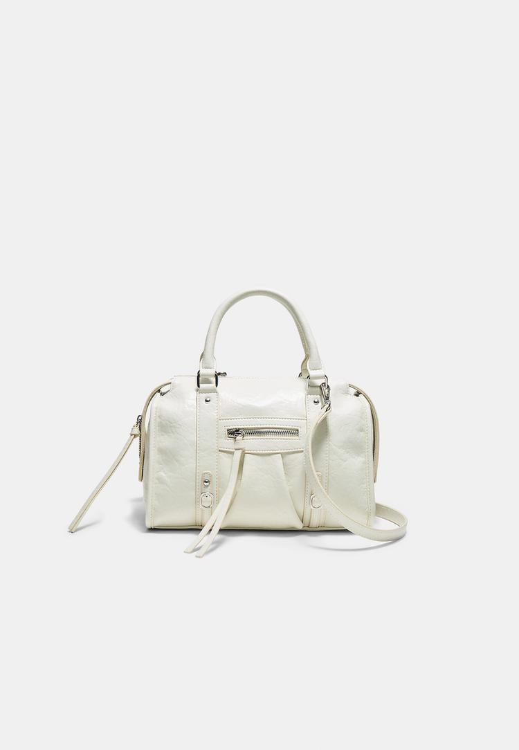 Stradivarius Middelgrote Bowlingtas Wit Os