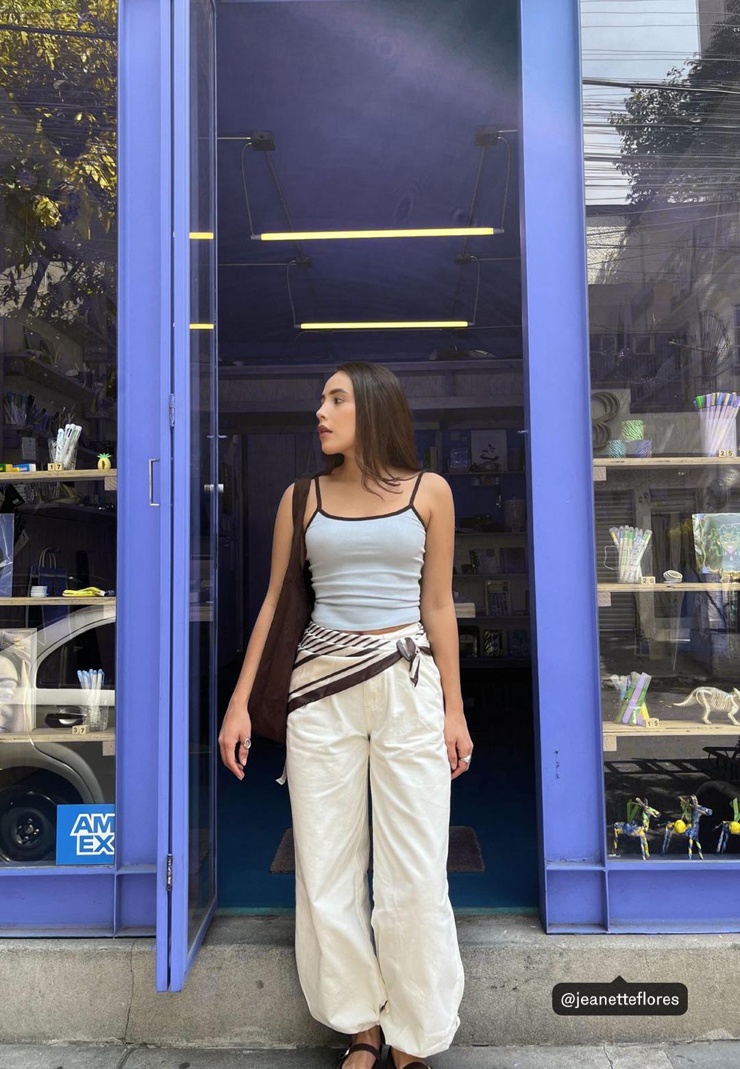 D72 Sarouel jeans — Vanilla