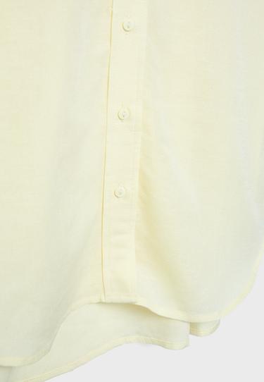 Linen-effect flowing shirt — Gold 8