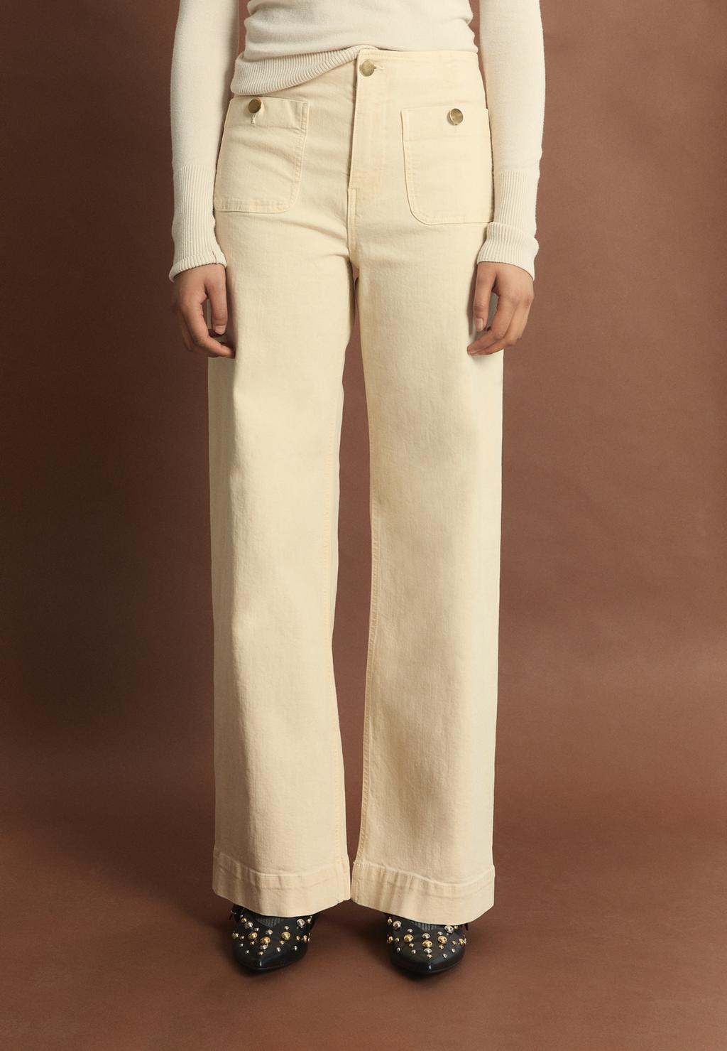 D77 Minimalist trousers with pockets