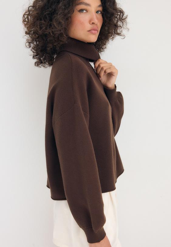 pull en maille zippe