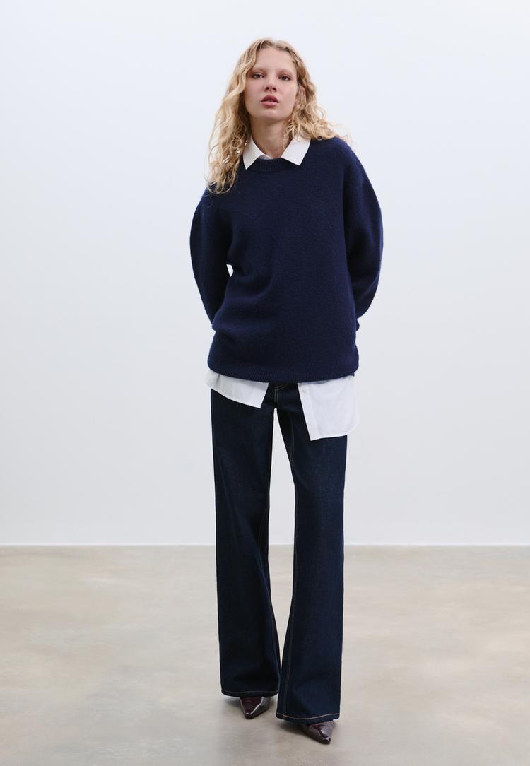 pull en maille au toucher doux
