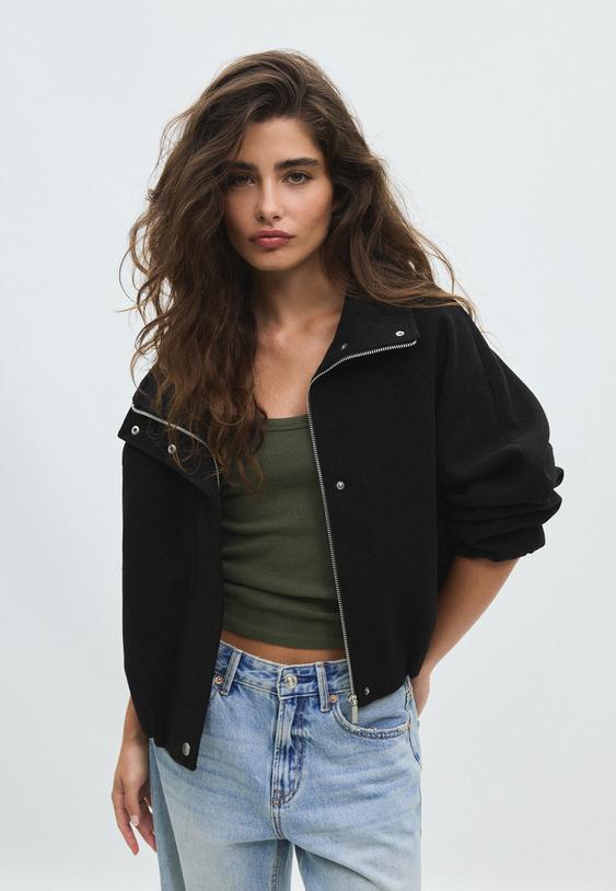 yumusak dokulu balon ceket