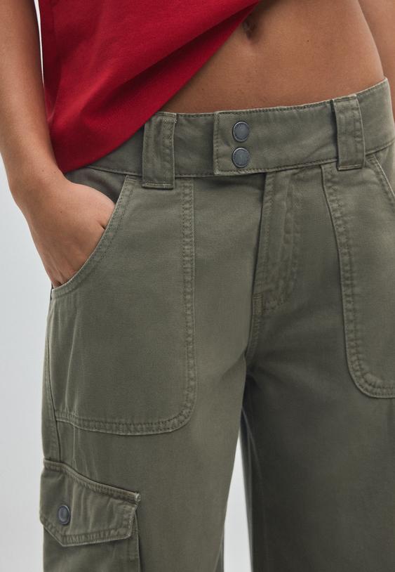 pantalon straight cargo